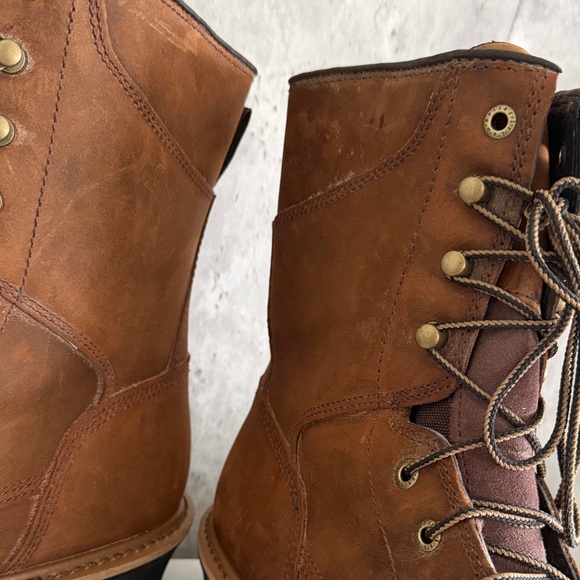 Irish Setter mesabi Men\'s Tan Leather Lace-Up Boots sz 14 main image 7